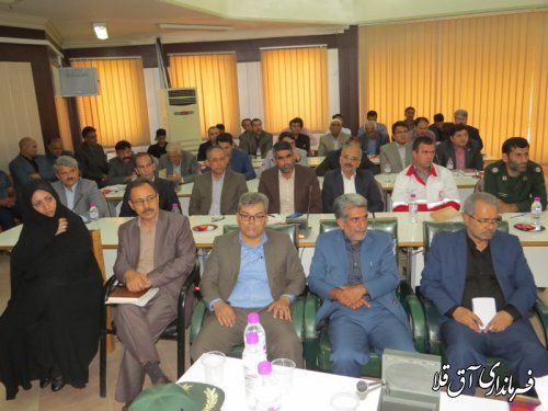 هفتمین جلسه شورای اداری شهرستان آق قلا برگزار شد