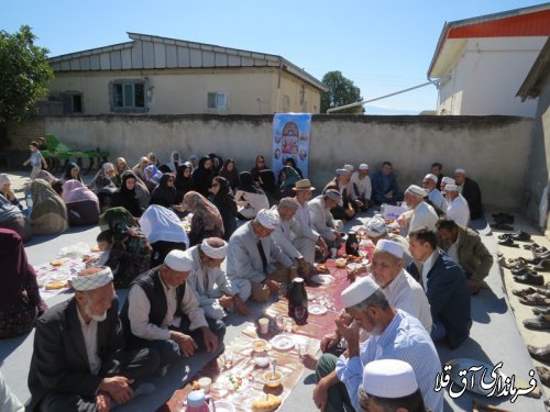 مراسم تکریم از سالمندان در روستای آقدگش شهرستان آق قلا برگزار شد