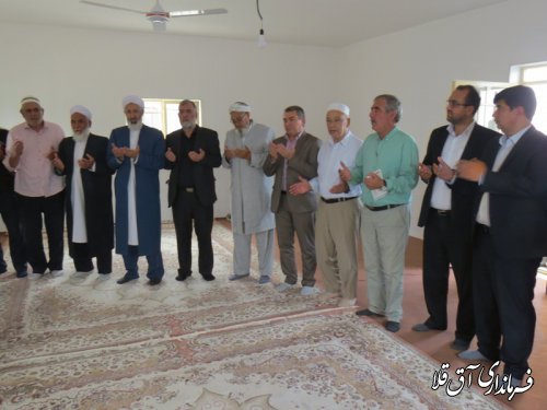 مسجد"محمد رسول الله"مجموعه سوارکاری شهرستان آق قلا افتتاح شد