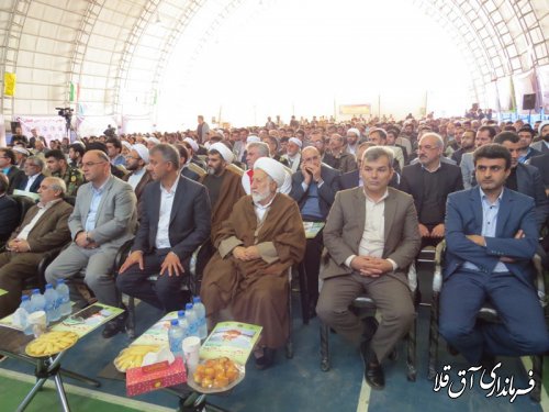 چهارمین اجلاسیه استانی نماز در شهرستان آق قلا برگزار شد