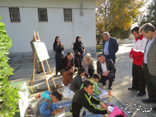 مسابقه نقاشی به مناسبت روز ملی ایمنی در برابر زلزله برگزار شد