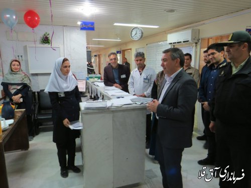 نماینده عالی دولت با پرستاران بیمارستان آل جلیل شهر آق قلا دیدار کرد
