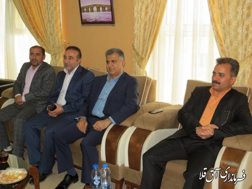 مدیر عامل بانک ملت استان با فرماندار شهرستان آق قلا نشست مشترک برگزار کرد
