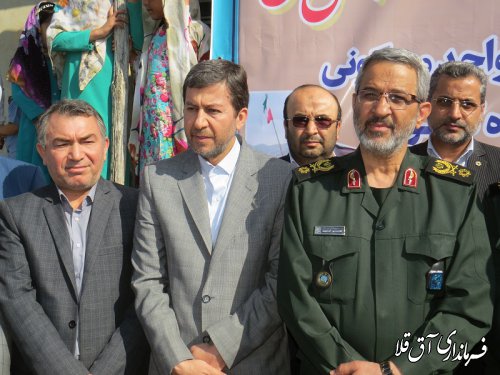 عملیات طرح جهاد همبستگی ملی در روستای تازه آباد شهرستان آق قلا آغاز شد