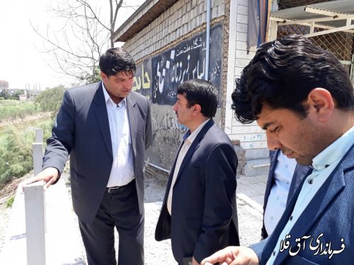 دومین پلاک هنرمندان استان در روستای کرد شهرستان آق قلا نصب شد