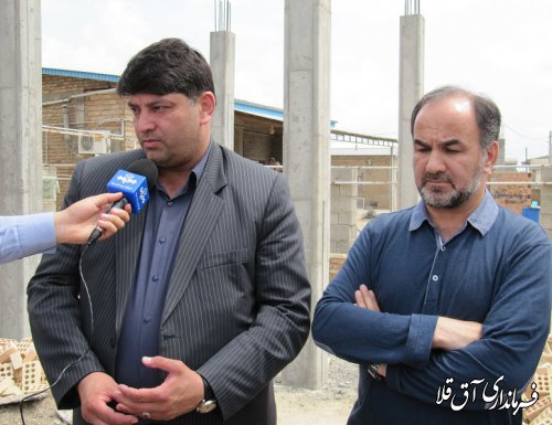 مدیر کل بازرسی وزارت کشور از مناطق سیل زده شهرستان آق قلا بازدید کرد