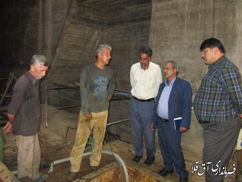 فرماندار شهرستان آق قلا از روند تعمیر دریچه های سد وشمگیر بازدید بعمل آورد
