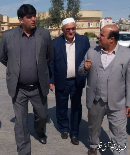 فرماندار شهرستان آق قلا از بیمارستان آل جلیل بازدید بعمل آورد