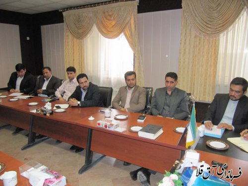 جلسه کمیته فن آوری اطلاعات ستاد انتخابات شهرستان آق قلا برگزار شد