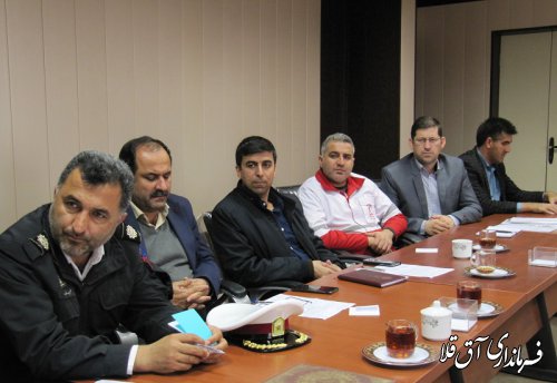 سومین جلسه شورای ترافیک شهرستان آق قلا در سال جاری برگزار شد