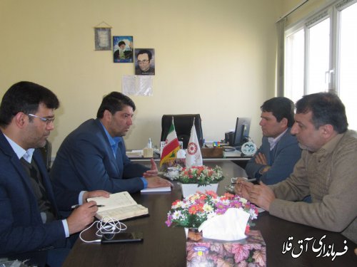 نشست مشترک فرماندار شهرستان آق قلا با مدیر کل بهزیستی استان برگزار شد