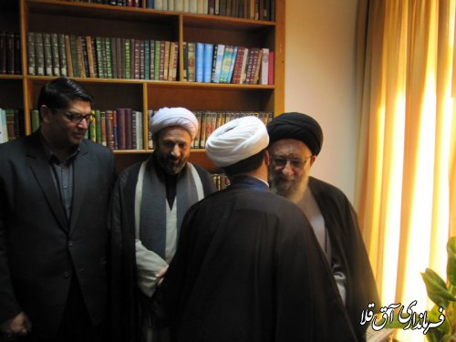 فرماندار شهرستان آق قلا با نماینده ولی فقیه در استان دیدار کرد