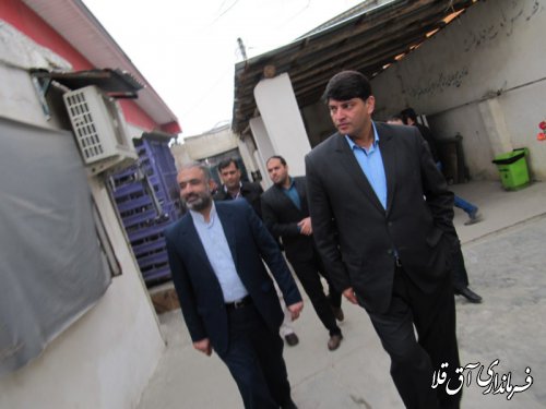 دبیر شورای هماهنگی مبارزه با مواد مخدر استان از مراکز ترک اعتیاد شهر آق قلا بازدید کرد
