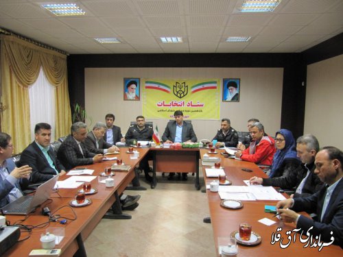 چهارمین جلسه شورای ترافیک شهرستان آق قلا در سال جاری برگزار شد
