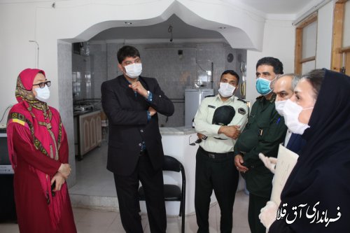 فرماندار شهرستان آق قلا از مراکز ترک اعتیاد و درمان بازدید کرد