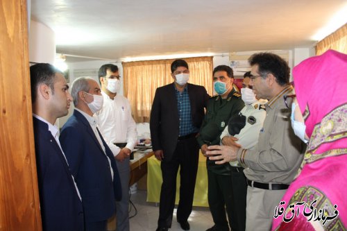 فرماندار شهرستان آق قلا از مراکز ترک اعتیاد و درمان بازدید کرد