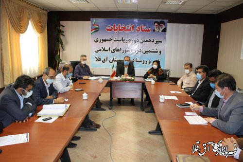 جلسه کمیته پیشگیری از ساخت و ساز غیر مجاز شهرستان آق قلا برگزار شد