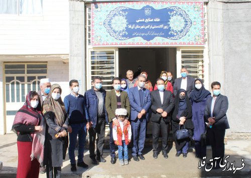 دومین خانه صنایع دستی زیور آلات سنتی ترکمن در شهرستان آق قلا افتتاح شد