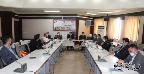 ششمین جلسه شورای ترافیک شهرستان آق قلا در سال جاری برگزار شد