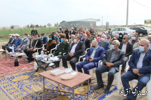 کارگاه خیاطی با اشتغالزائی 12 نفر در روستای آق قبر شهرستان آق قلا افتتاح شد