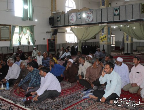 جلسه کاروان خدمت در شهر انبار الوم بخش وشمگیر برگزار شد