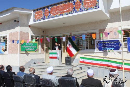 افتتاح مدرسه 3 کلاسه زنده یاد احمد توسلی  روستای  دوگونچی