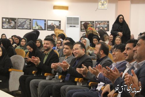 حضور فرماندار در جمع فرهنگیان شهرستان 